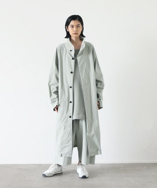 VU.ヴウ.standcollar coat vu-s22-b17[GREEN GRAY]_