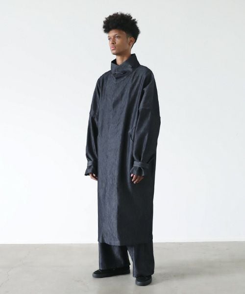 VU.ヴウ.standcollar coat vu-s22-b17[DEEP BLUE]