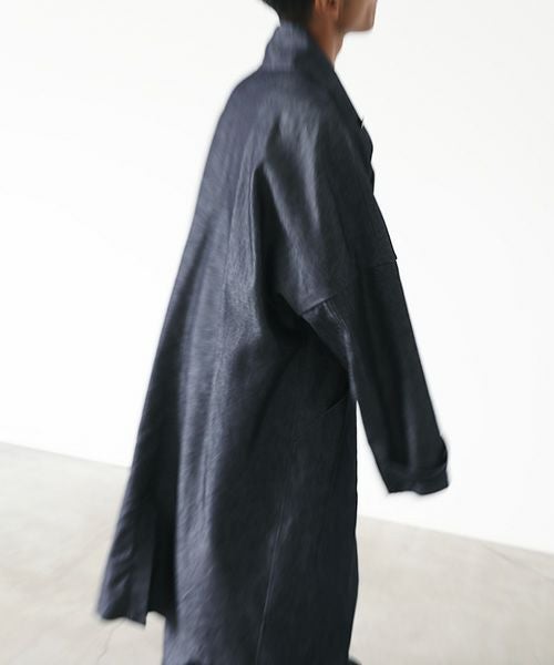 VU.ヴウ.standcollar coat vu-s22-b17[DEEP BLUE]