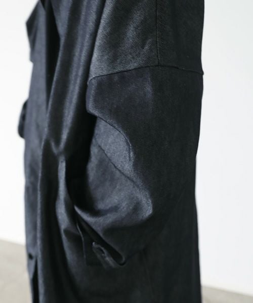 VU.ヴウ.standcollar coat vu-s22-b17[DEEP BLUE]