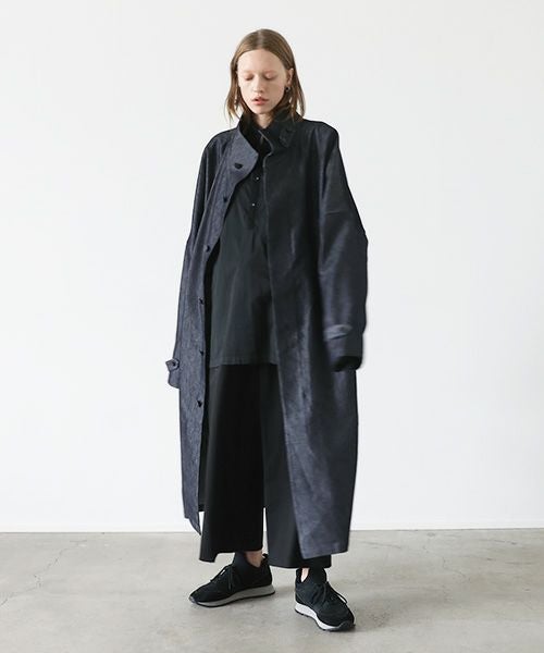 VU.ヴウ.standcollar coat vu-s22-b17[DEEP BLUE]