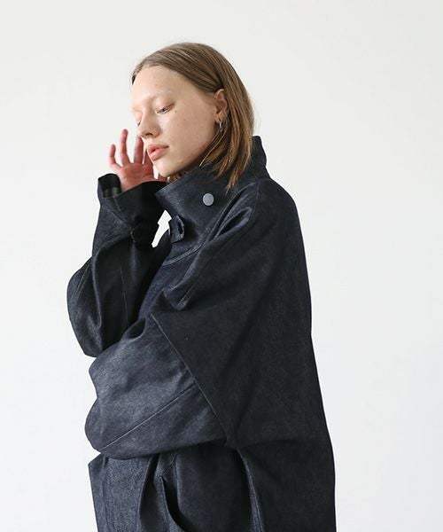 VU.ヴウ.standcollar coat vu-s22-b17[DEEP BLUE]
