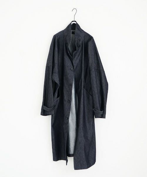 VU.ヴウ.standcollar coat vu-s22-b17[DEEP BLUE]