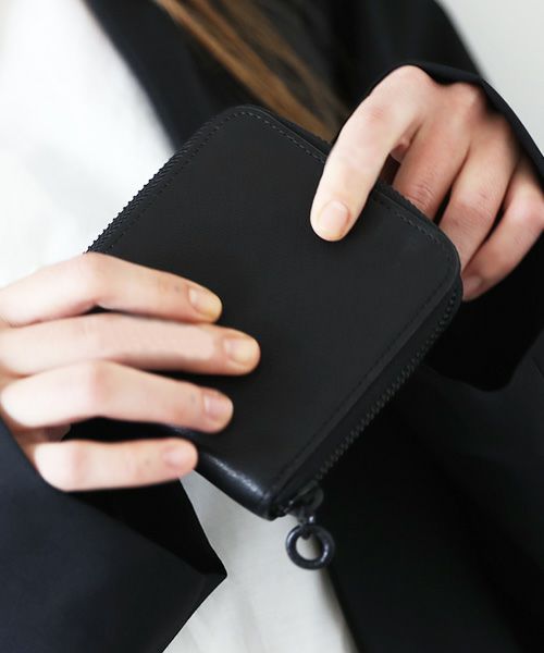 VU PRODUCT.ヴウプロダクト.vu-product-B10[BLACK].mini zip wallet