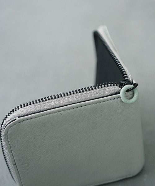 VU PRODUCT.ヴウプロダクト.vu-product-B10[GREEN GARY].mini zip wallet