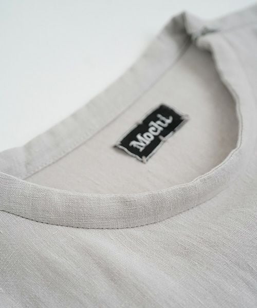 Mochi.モチ.linen trapeze dress [ms22-op-04/grey]