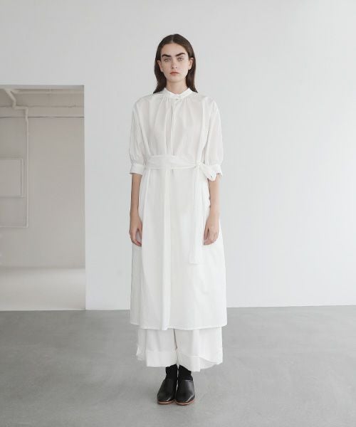 Mochi.モチ.gather dress [ms22-op-06/white]