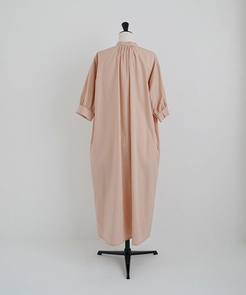 Mochi.モチ.gather dress [ms22-op-06/dusty pink・]