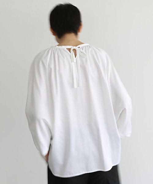 Mochi.モチ.dolman sleeve blouse [ms22-b-01/white]