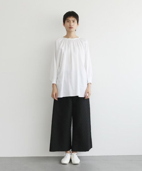 Mochi.モチ.dolman sleeve blouse [ms22-b-01/white]