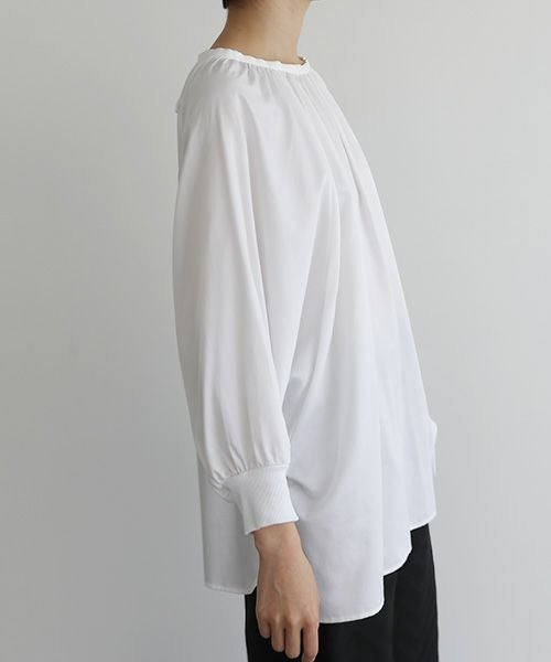 Mochi.モチ.dolman sleeve blouse [ms22-b-01/white]