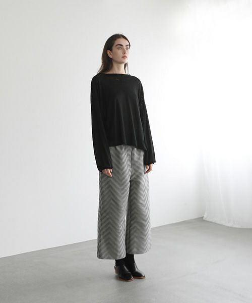Mochi.モチ.linen cardigan [ms22-ca-01/black]