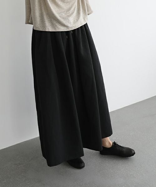 Mochi.モチ.long skirt [ms22-sk-01/black]