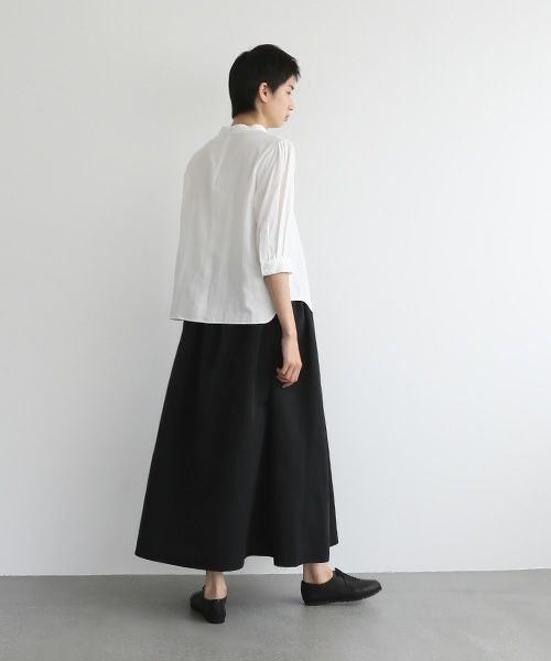 Mochi.モチ.long skirt [ms22-sk-01/black]