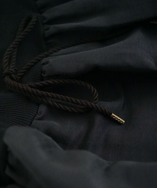 Mochi.モチ.long skirt [ms22-sk-01/black]