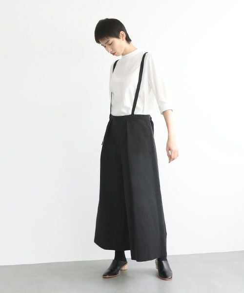 Mochi.モチ.suspender wide pants [mo-pt-01/black]