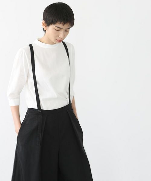 Mochi.モチ.suspender wide pants [mo-pt-01/black]