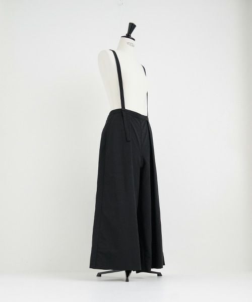 Mochi.モチ.suspender wide pants [mo-pt-01/black]
