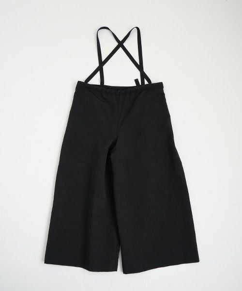 Mochi.モチ.suspender wide pants [mo-pt-01/black]