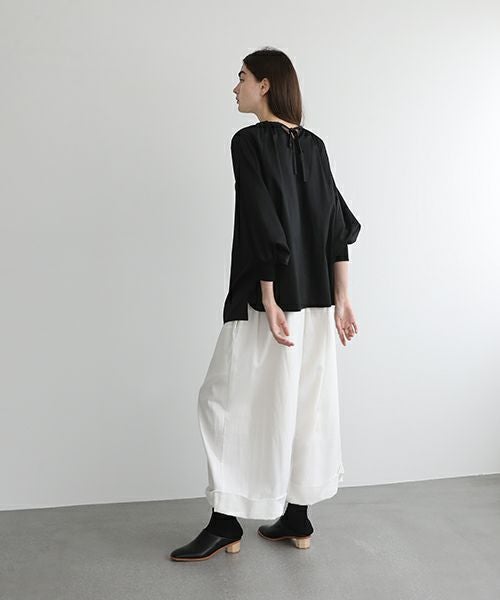 Mochi.モチ.cropped wide pants [mo-pt-01/white・]