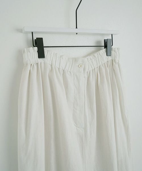 Mochi.モチ.cropped wide pants [mo-pt-01/white・]