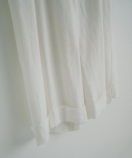 Mochi.モチ.cropped wide pants [mo-pt-01/white・]