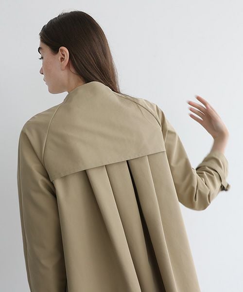 Mochi.モチ.tuck trench coat [mo-co-01/beige]