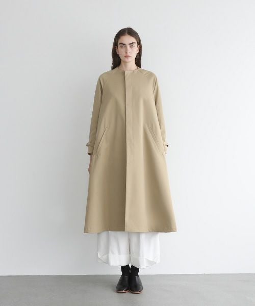 Mochi.モチ.tuck trench coat [mo-co-01/beige]