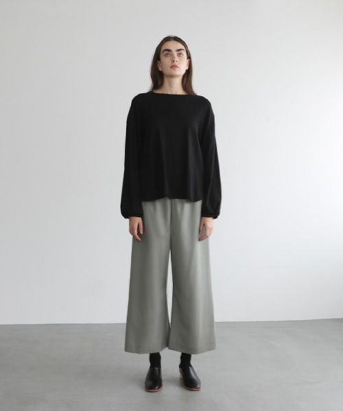 Mochi.モチ.wide pants [mo-pt-02-/green grey]