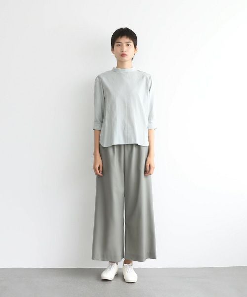 Mochi.モチ.wide pants [mo-pt-02-/green grey]