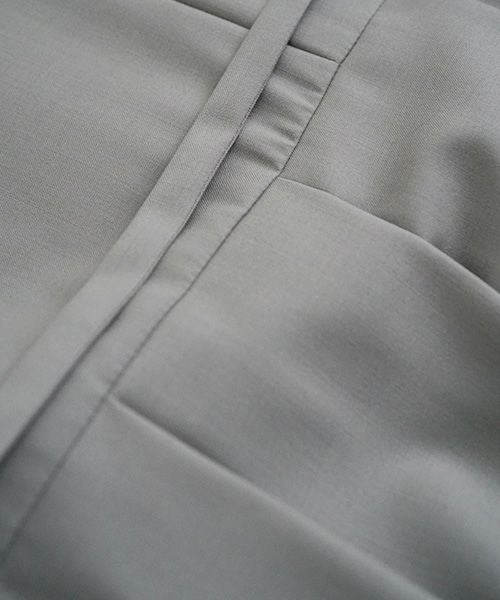 Mochi.モチ.high neck dress [mo-op-01-/green grey]