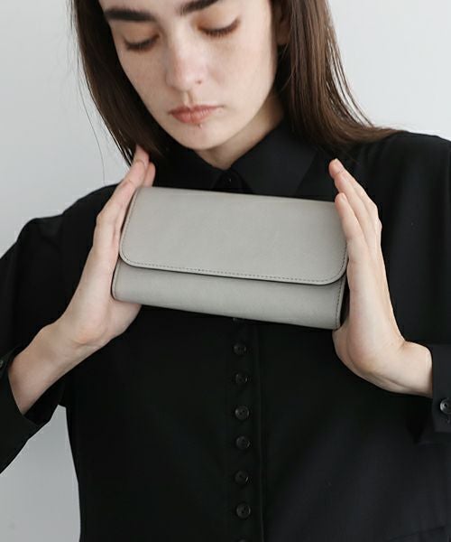 Mochi.モチ.long wallet [ma-pro-09-/grey green]