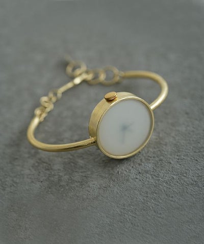 Mochi/モチ.【限定】nejicommu × Mochi.GEM CHAIN BRACELET [gold・]