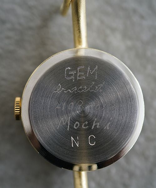 Mochi/モチ.【限定】nejicommu × Mochi.GEM CHAIN BRACELET [gold・]