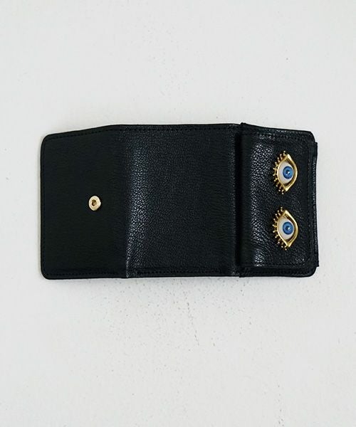AHCAHCUM あちゃちゅむ お目目の財布 【black】