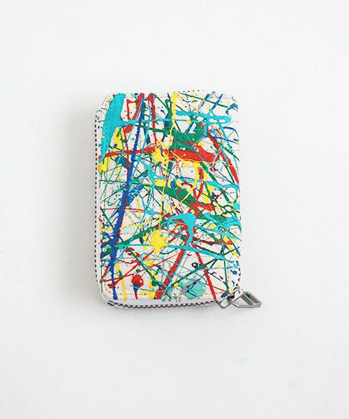 macromauro マクロマウロ.SPLASH WALLET R [ECRU]_