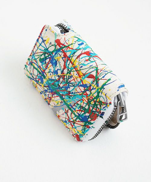 macromauro マクロマウロ.SPLASH WALLET R [ECRU]_