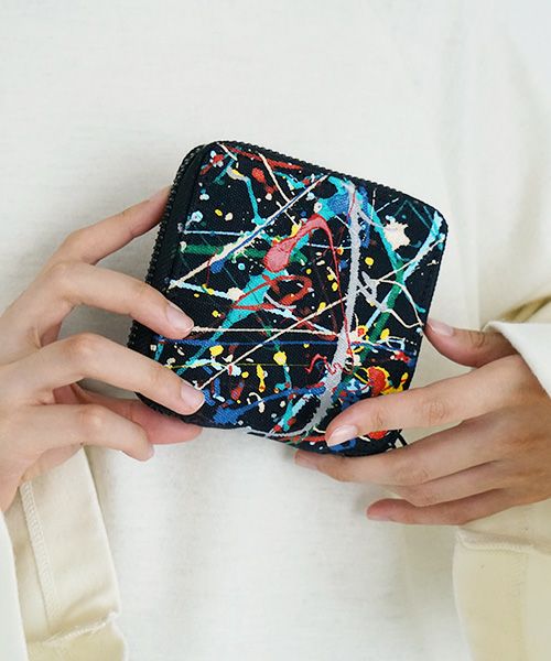 macromauro マクロマウロ SPLASH WALLET [BLACK]_