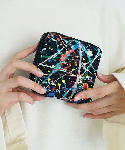 macromauro マクロマウロ.SPLASH WALLET [BLACK]_