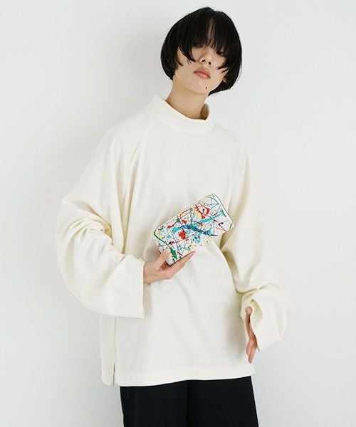 macromauro マクロマウロ.SPLASH WALLET M [ECRU]