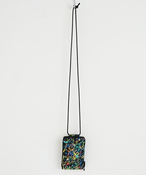 macromauro マクロマウロ.SPLASH SHOULDER WALLET [BLACK]_
