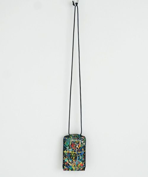 macromauro マクロマウロ.SPLASH SHOULDER WALLET [BLACK]_