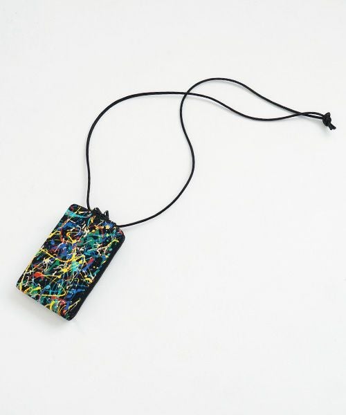 macromauro マクロマウロ.SPLASH SHOULDER WALLET [BLACK]_