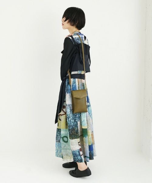 ohta.オオタ.olive slim letter bag [ac-21O1]