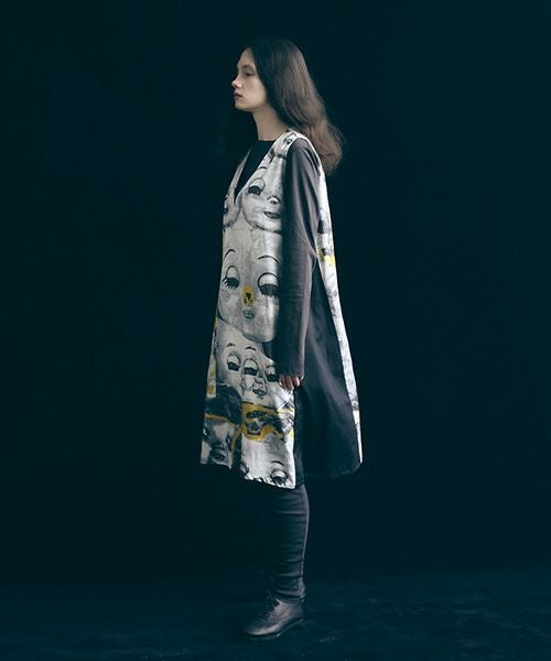 TOO HAJIMU.トヲハジム.眠子v-neck one piece [TOO-001-04 - 眠子×black/sa]