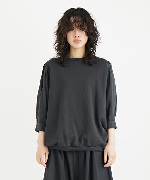 Mochi / home&miles.モチ / ホーム＆マイルズ.short sleeve sweat [sumi]