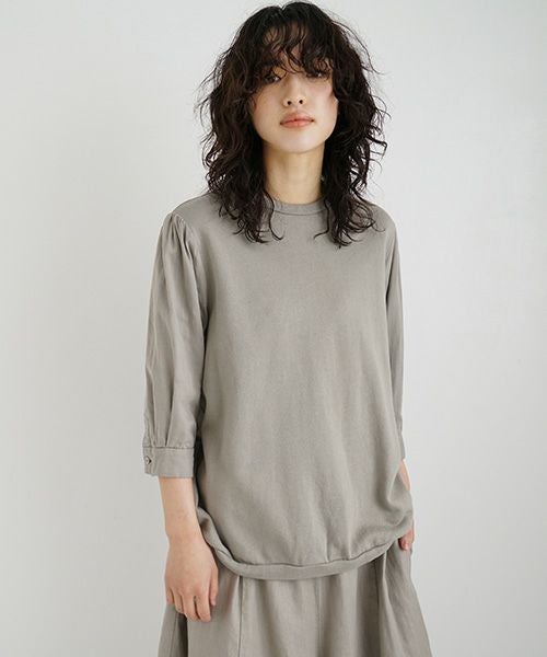 Mochi / home&miles.モチ / ホーム＆マイルズ.short sleeve sweat [mud grey・]