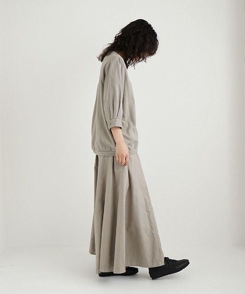 Mochi / home&miles.モチ / ホーム＆マイルズ.short sleeve sweat [mud grey・]