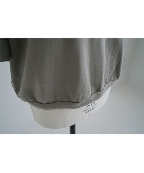Mochi / home&miles.モチ / ホーム＆マイルズ.short sleeve sweat [mud grey・]