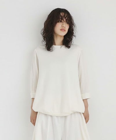 Mochi / home&miles.モチ / ホーム＆マイルズ.short sleeve sweat [off white]